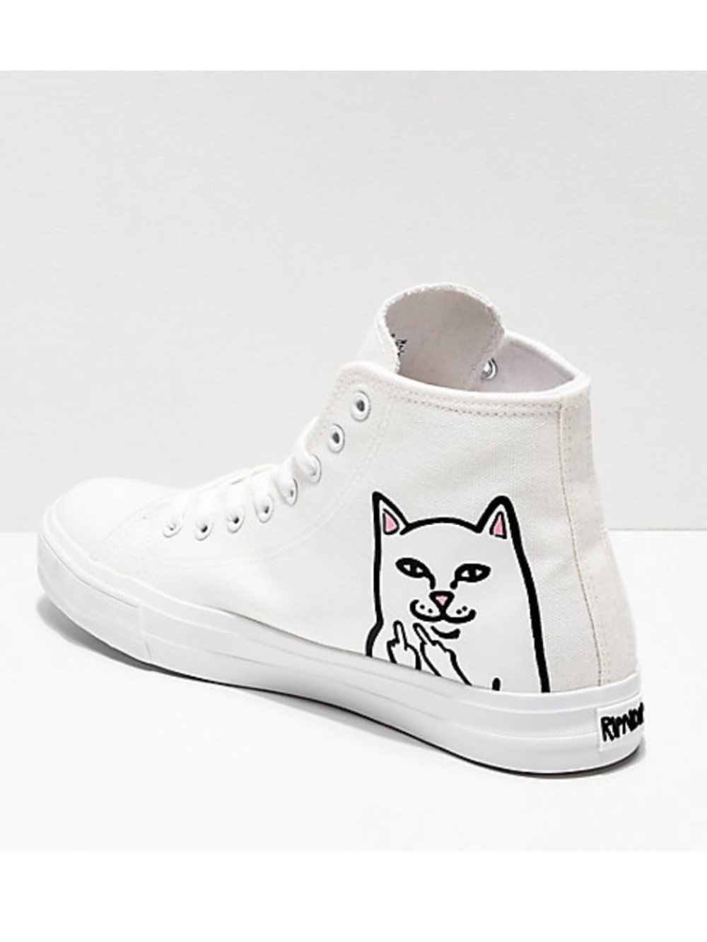 RIPNDIP Lord Nermal White Hi-Top Shoes - Picture 2 of 15